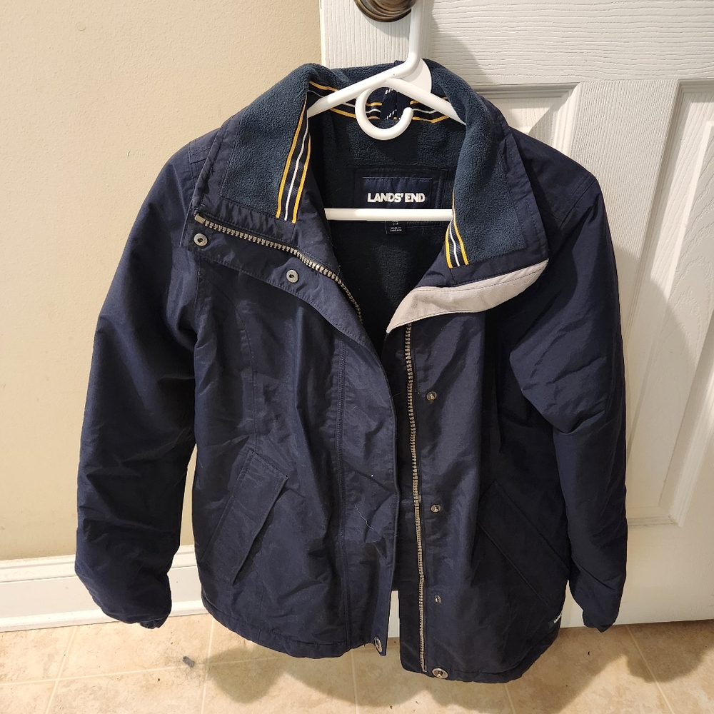 Land's End Fleece Lined Winter Jacket, Size XS